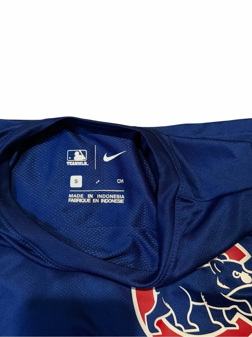 Nike Chicago Cubs MLB Baseball T-Shirt Youth Size Small Blue #7